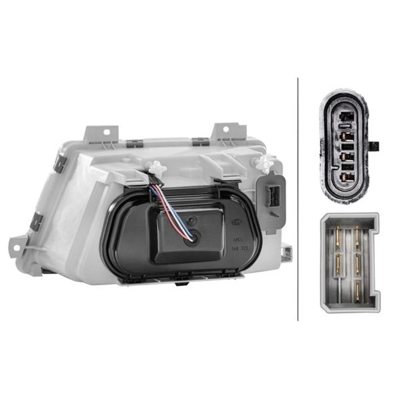 Hella Headlight Headlamp W5W Right fits Mercedes-Benz Vario 1996-2013