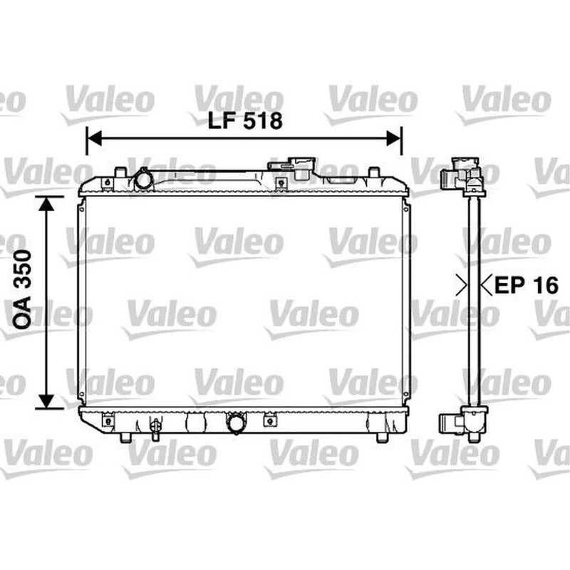 Valeo Engine Radiator 732750