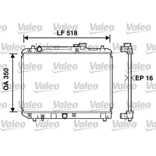 Valeo Engine Radiator 732750