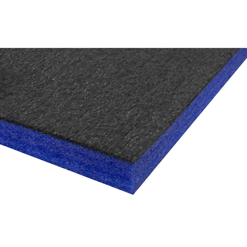 Sealey Easy Peel Shadow Foam Blue/Black 1200 x 550 x 30mm SF30B Sealey - Dynamic Drive