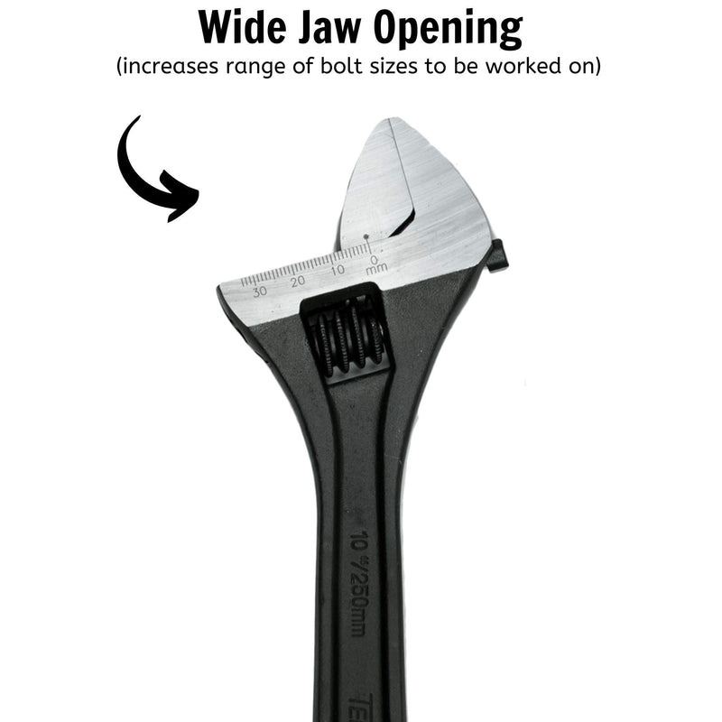 Teng Tools Adjustable Wrench 250mm Teng Tools - Dynamic Drive