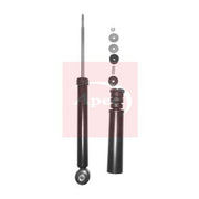 Apec Shock Absorber Damper Strut Rear Left fits Renault Twingo II 2007-2014