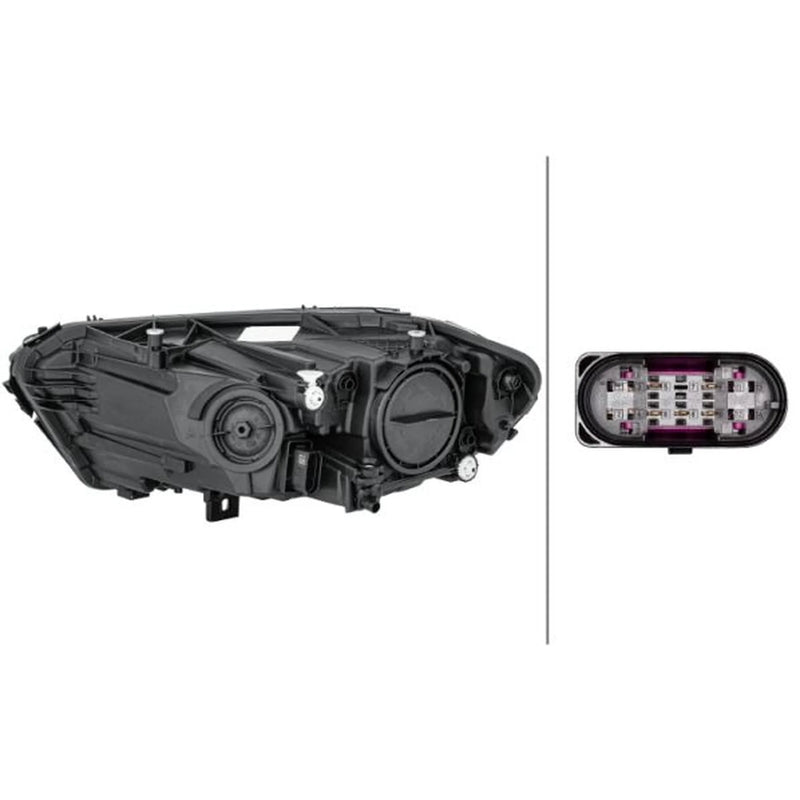Hella Headlight Headlamp H7/H7 Right fits Mercedes-Benz A-Class 2018-2020