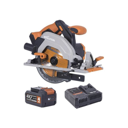 Evolution R165CCS-Li EXT Circular Saw 18V 1 x 4.0Ah Li-ion Evolution - Dynamic Drive