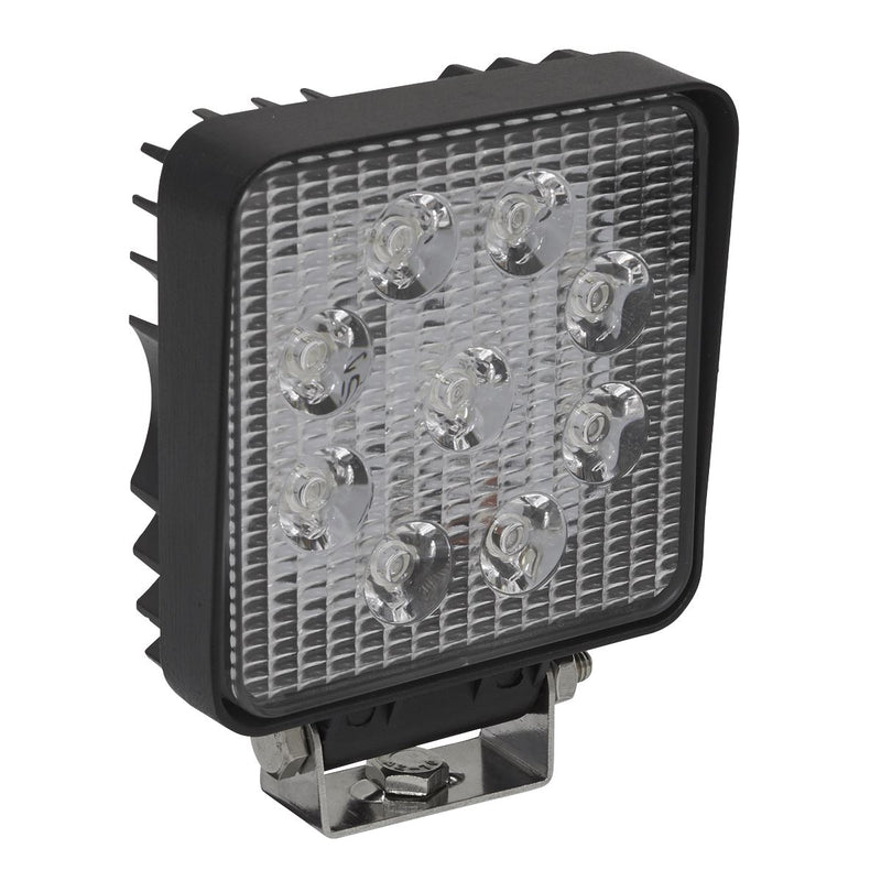 Sealey Square Worklight with Mounting Bracket 27W LED LED3S Sealey  - Dynamic Drive