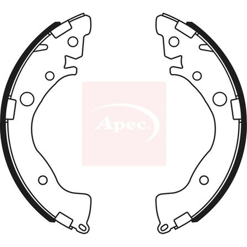Apec Brake Shoe Set Axle Kit SHU794