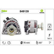 Valeo Car Alternator 12V 849139