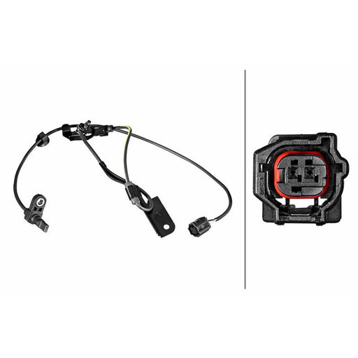 Hella ABS Wheel Speed Sensor Front fits Toyota Rav 4 III 2005-2013 2.0 2.2 2.4