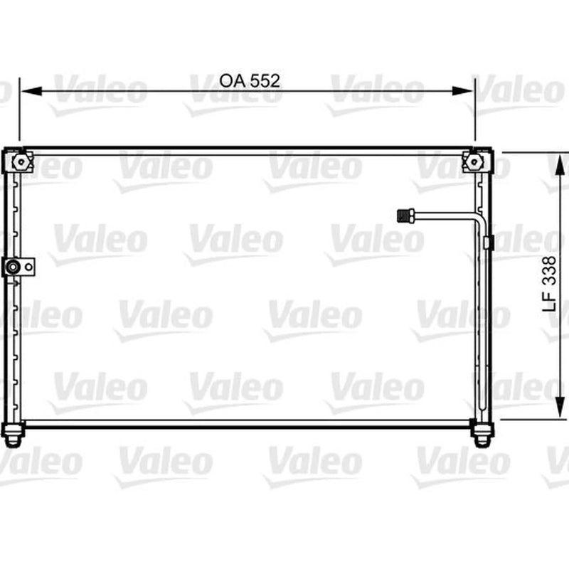 Valeo Air Conditioning Condenser 814251