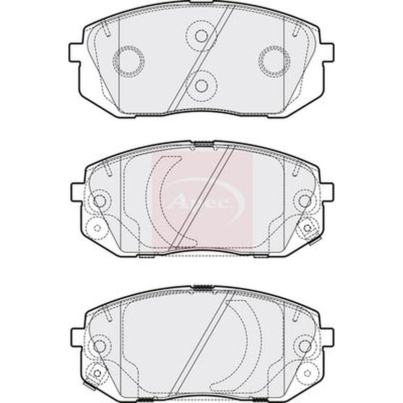 Apec Front & Rear Brake Discs & Pads fits Hyundai Kona 2019-2023 1.6