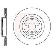 Apec 2 x Rear Vented Brake Discs DSK3406