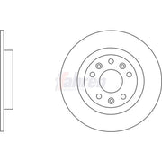 Fahren Front & Rear Brake Discs & Pads fits Citroën C4 Picasso II 2013 on 2.0