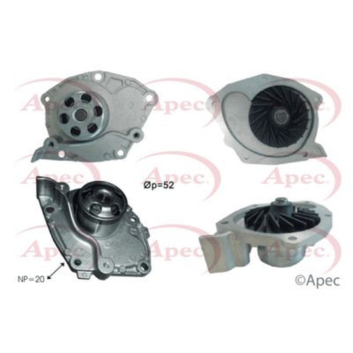 Apec Engine Cooling Water Pump fits Nissan Primera 2002-2007 1.9