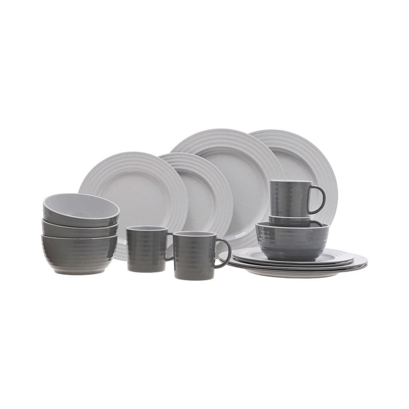 Travellife Rota Tableware Set Grey 16 Pieces 1191320 Travellife - Dynamic Drive