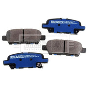 Borg & Beck Front & Rear Brake Discs & Pads fits Nissan Juke 2010-2019 1.6