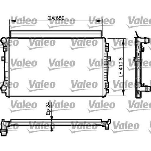 Valeo Engine Radiator 735558