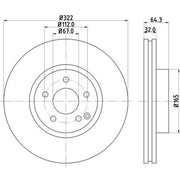 Mintex Front & Rear Brake Discs & Pads fits Mercedes-Benz E-Class 2009-2016