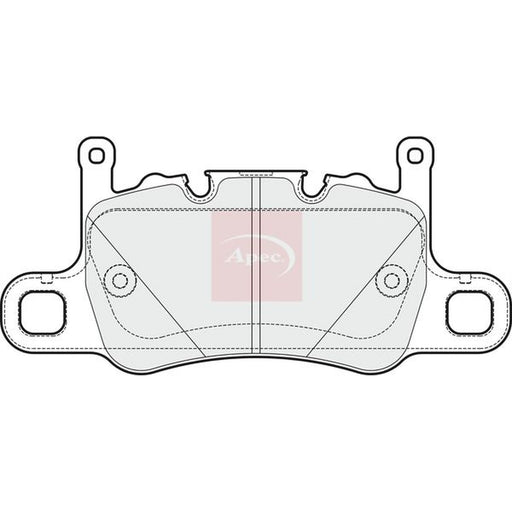 Apec Front & Rear Pads fits Porsche 911 2013-2020 3.0 3.8