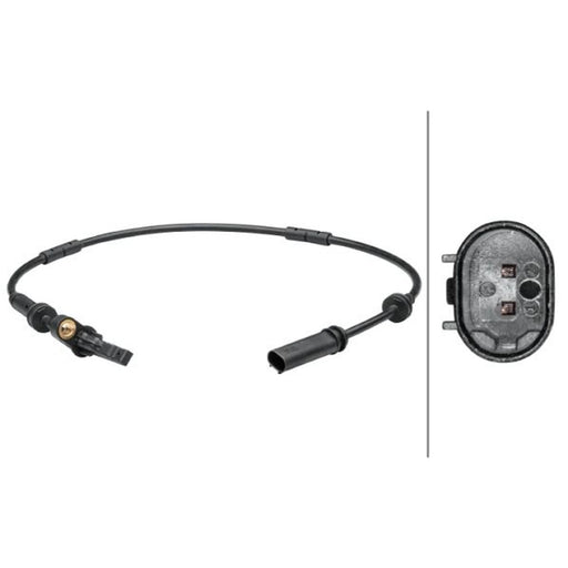 Hella ABS Wheel Speed Sensor Rear fits BMW X3 2010-2017
