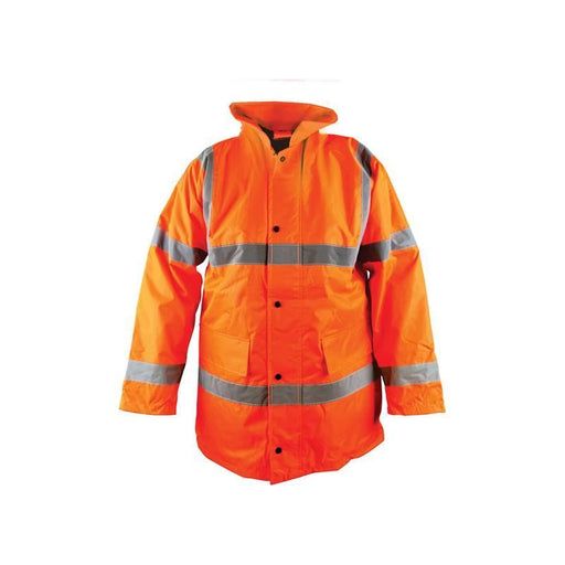 Scan Hi-Vis Orange Motorway Jacket - M (41in) Scan - Dynamic Drive