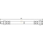 NAPA Brake Hydraulic Hose Line outer NBH1414