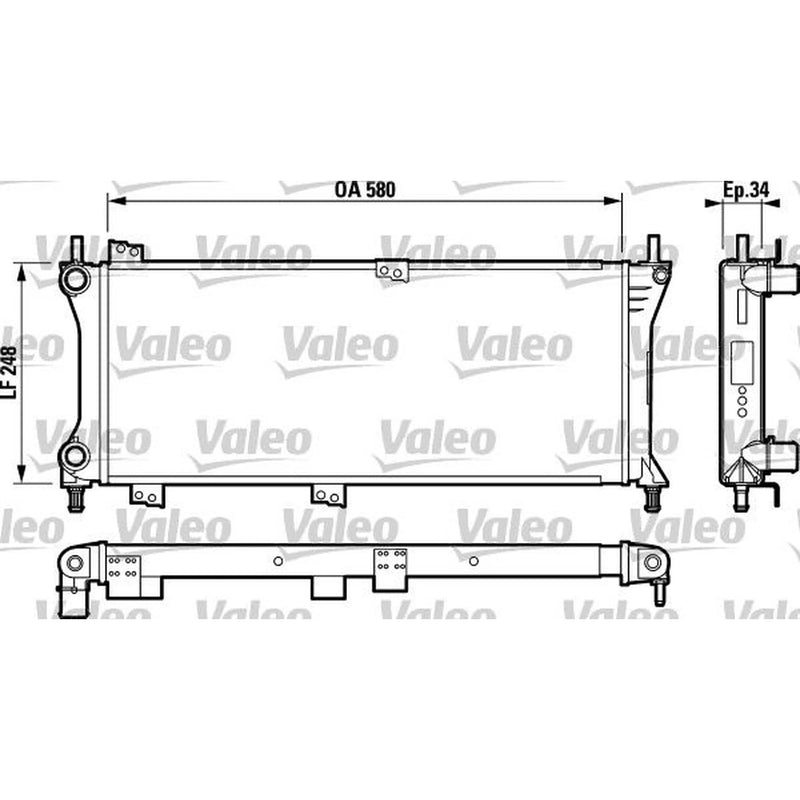 Valeo Engine Radiator 732792