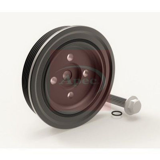 Apec Crank Shaft Belt Pulley fits Ford C-Max 2007-2010 1.8