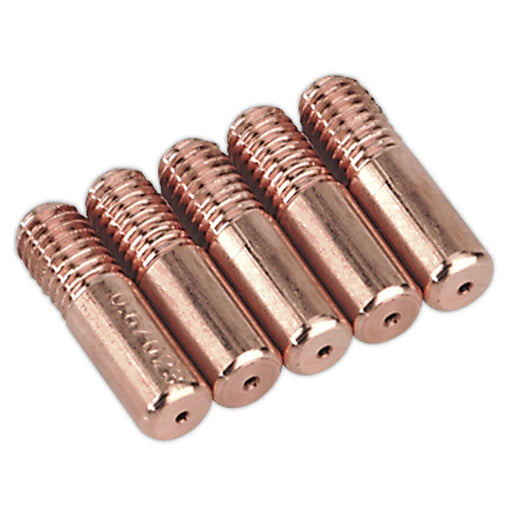 Sealey Contact Tip 0.8mm MB14 Pack of 5 MIG952 Sealey - Dynamic Drive