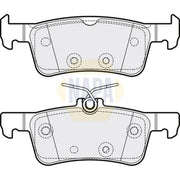 NAPA Rear Brake Pad Set fits Ford Fiesta VII 2017-2021 1.0 1.5