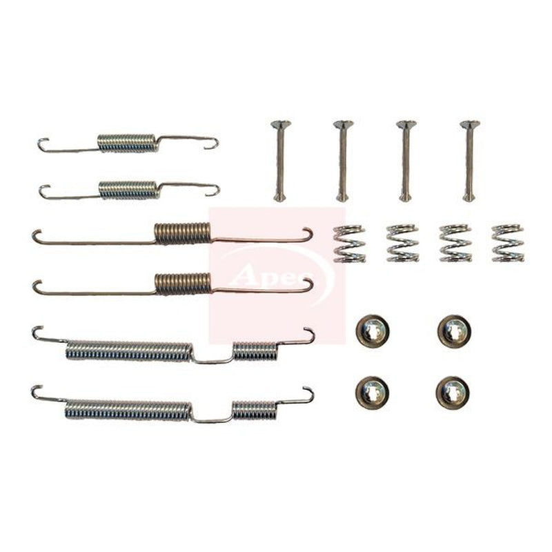 Apec Brake Shoe Accessory Kit Rear fits Hyundai Coupe I 1996-2002 1.6