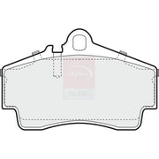 Apec Front & Rear Pads fits Porsche Boxster 1996-2004 2.5 2.7
