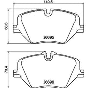Mintex Front Brake Pad Set fits BMW 1 2024 on