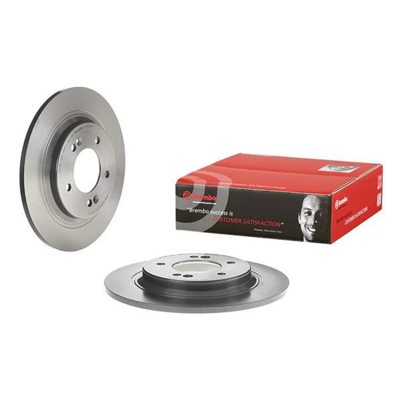 Brembo 2 x Solid Rear Brake Discs 08.D220.11-x2
