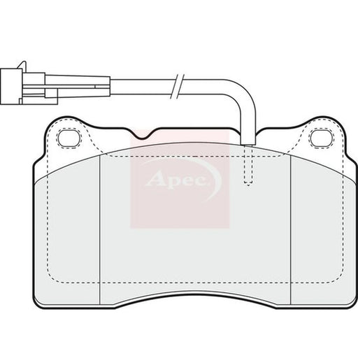 Apec Front Brake Pad Set PAD1424