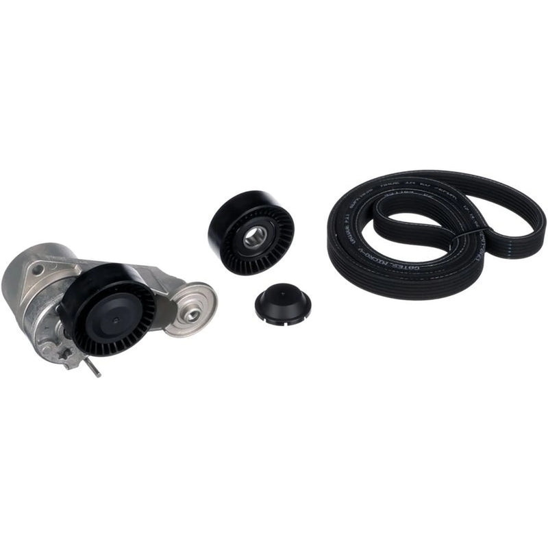 Gates V-Ribbed Belt Set fits Volvo S60 I 2001-2010 2.4