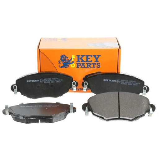 Key Parts 4 x Front Brake Pad Set fits Ford Mondeo 2000-2007 1.8 2.0 2.2 2.5 3.0