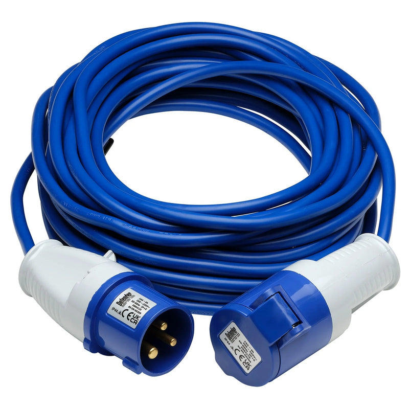 Defender E85211 230V Extension Lead, Blue, 1.5mm², 16A, 14m - E85211 - image 1