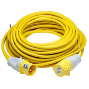 Defender E85233 110V Extension Lead, Yellow, 2.5mm², 16A, 25m - E85233 - image 1