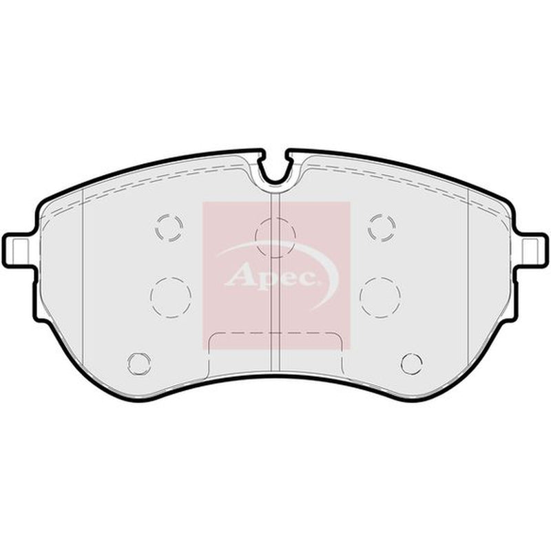 Apec Front Brake Pad Set fits VW Amarok 2016-2022 3.0