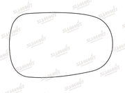 Summit Stick-On Standard Mirror Glass fits Renault Clio 94 on RHS LHS Summit - Bars 4 Cars