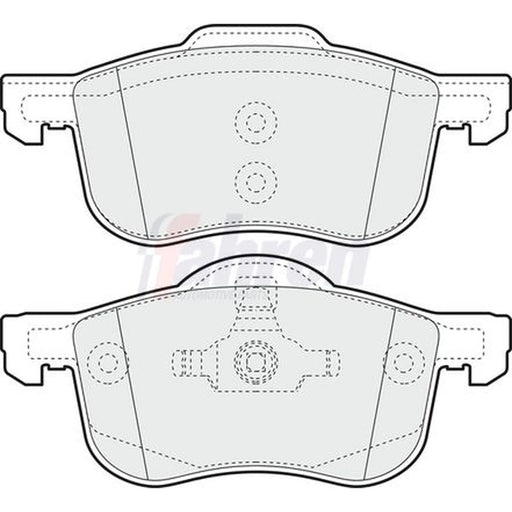 Fahren Front Brake Pad Set FBP3044