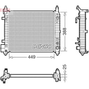 Denso Engine Radiator DRM46104
