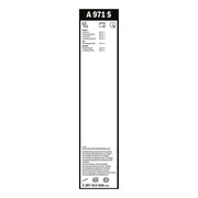 Bosch Wiper Wiper Blade Set 550mm + 400mm — A971S fits Citroën C3 Aircross II