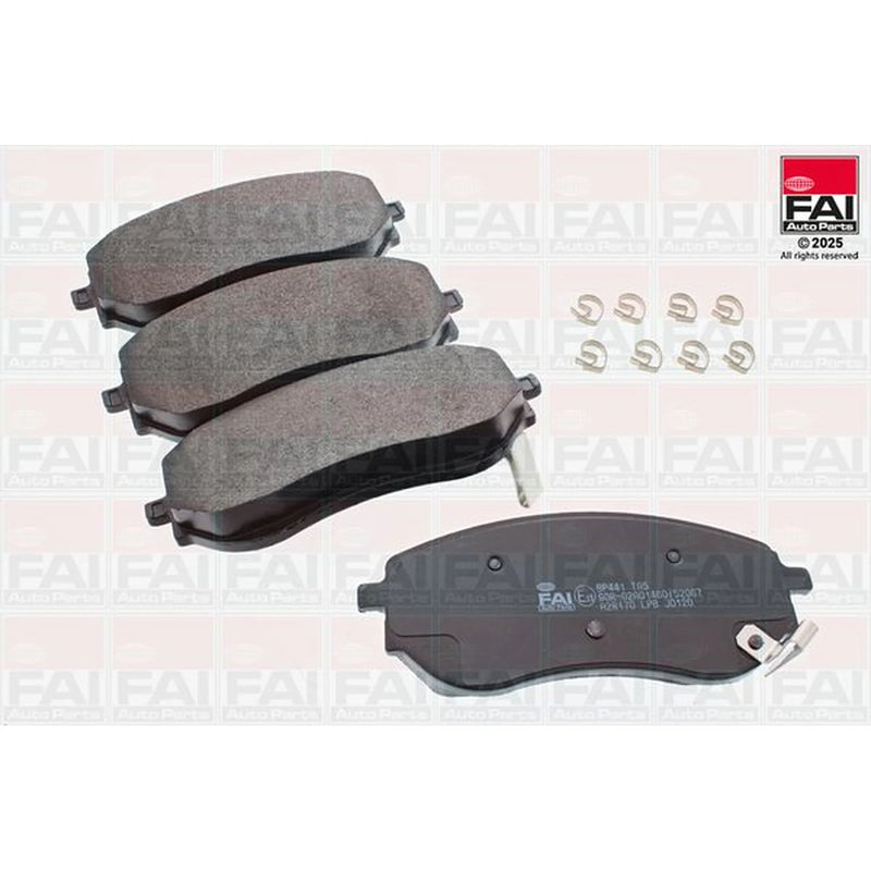 FAI Front Brake Pad Set fits Mercedes-Benz X-Class 2017-2020
