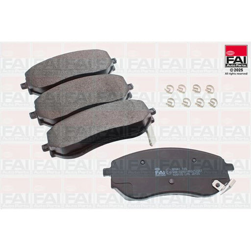 FAI Front Brake Pad Set fits Mercedes-Benz X-Class 2017-2020