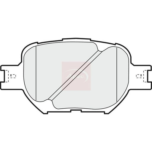 Apec Front Brake Pad Set PAD1180