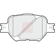 Apec Front Brake Pad Set fits Toyota Celica 1999-2005 1.8