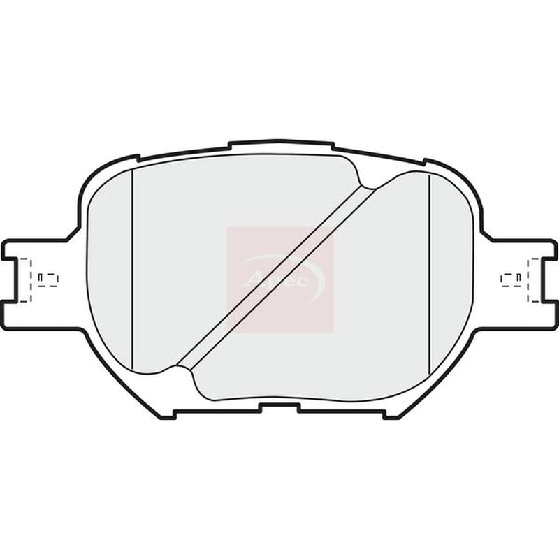 Apec Front Brake Pad Set fits Toyota Celica 1999-2005 1.8