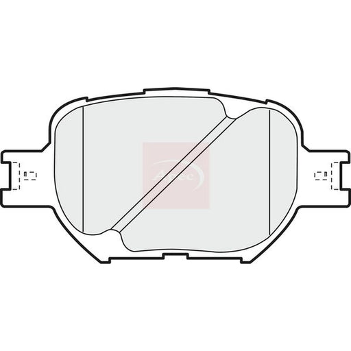 Apec Front Brake Pad Set fits Toyota Celica 1999-2005 1.8