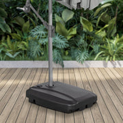 Dellonda Fillable Parasol Base with Wheels, Water/Sand Fill 60L DG266 Dellonda - Dynamic Drive